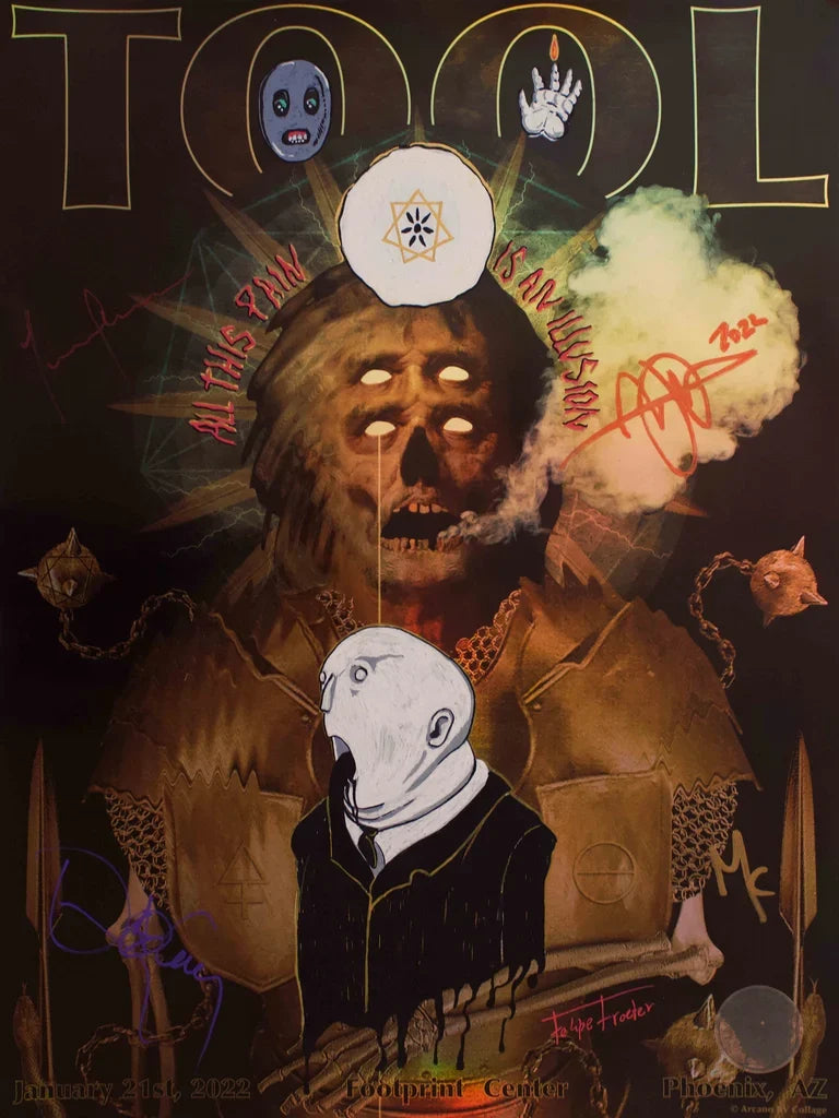 SIGNED/REMARQUED OFFICIAL TOOL POSTERS | PHOENIX, AZ | Limited Edition