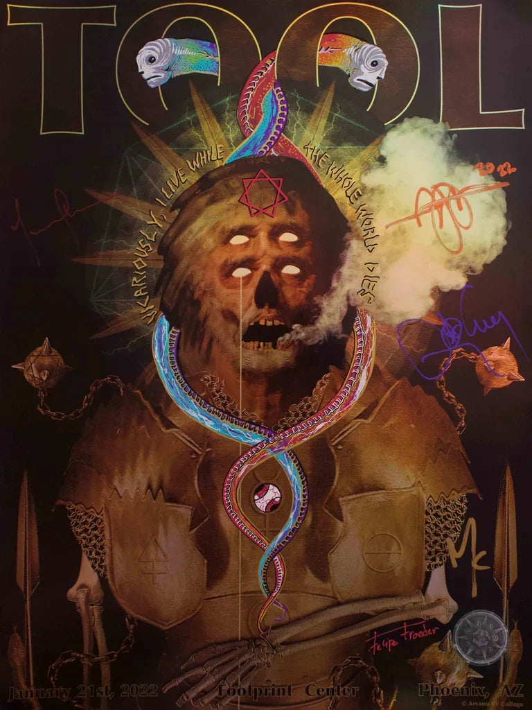 SIGNED/REMARQUED OFFICIAL TOOL POSTERS | PHOENIX, AZ | Limited Edition