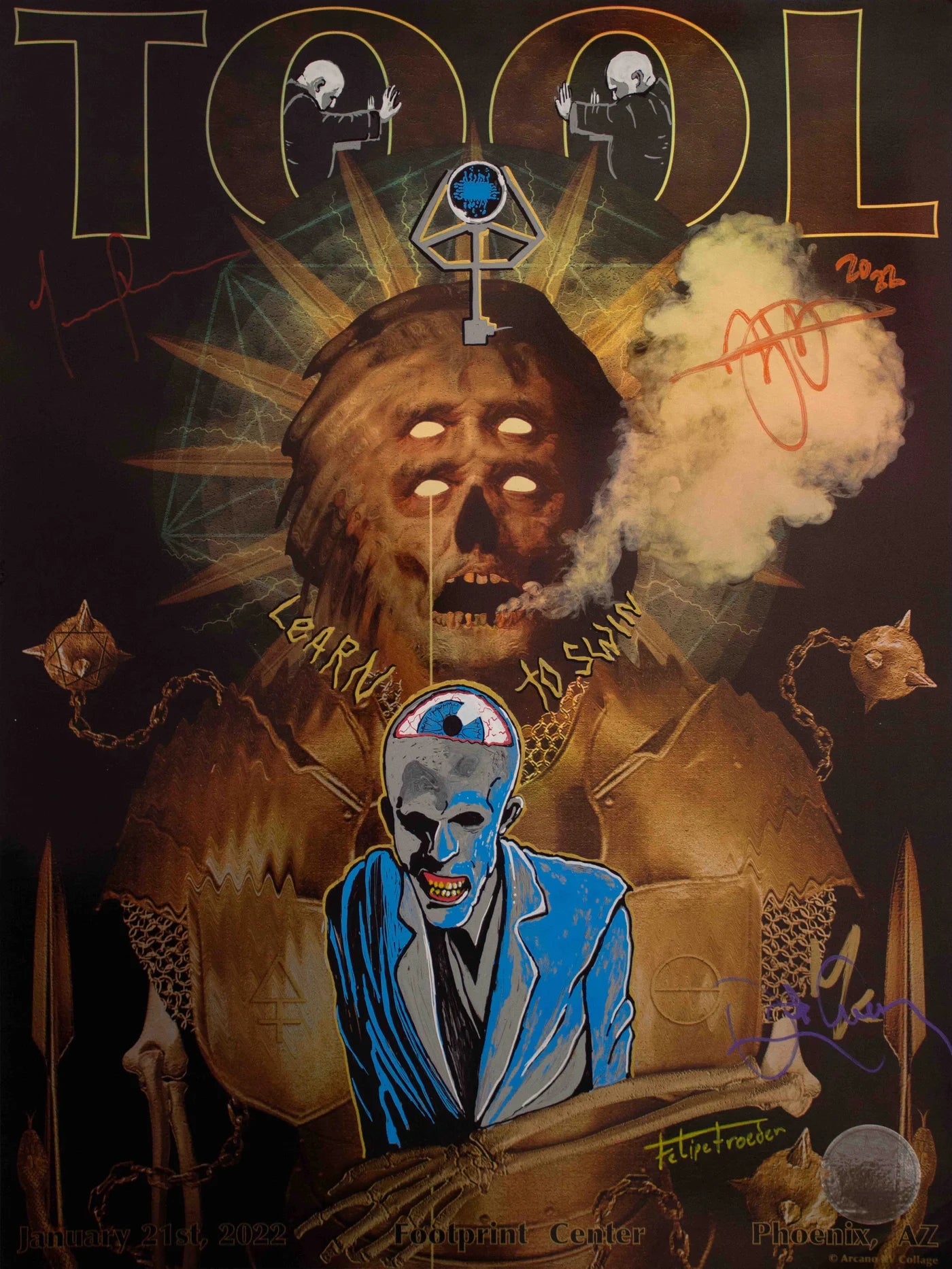 SIGNED/REMARQUED OFFICIAL TOOL POSTERS | PHOENIX, AZ | Limited Edition