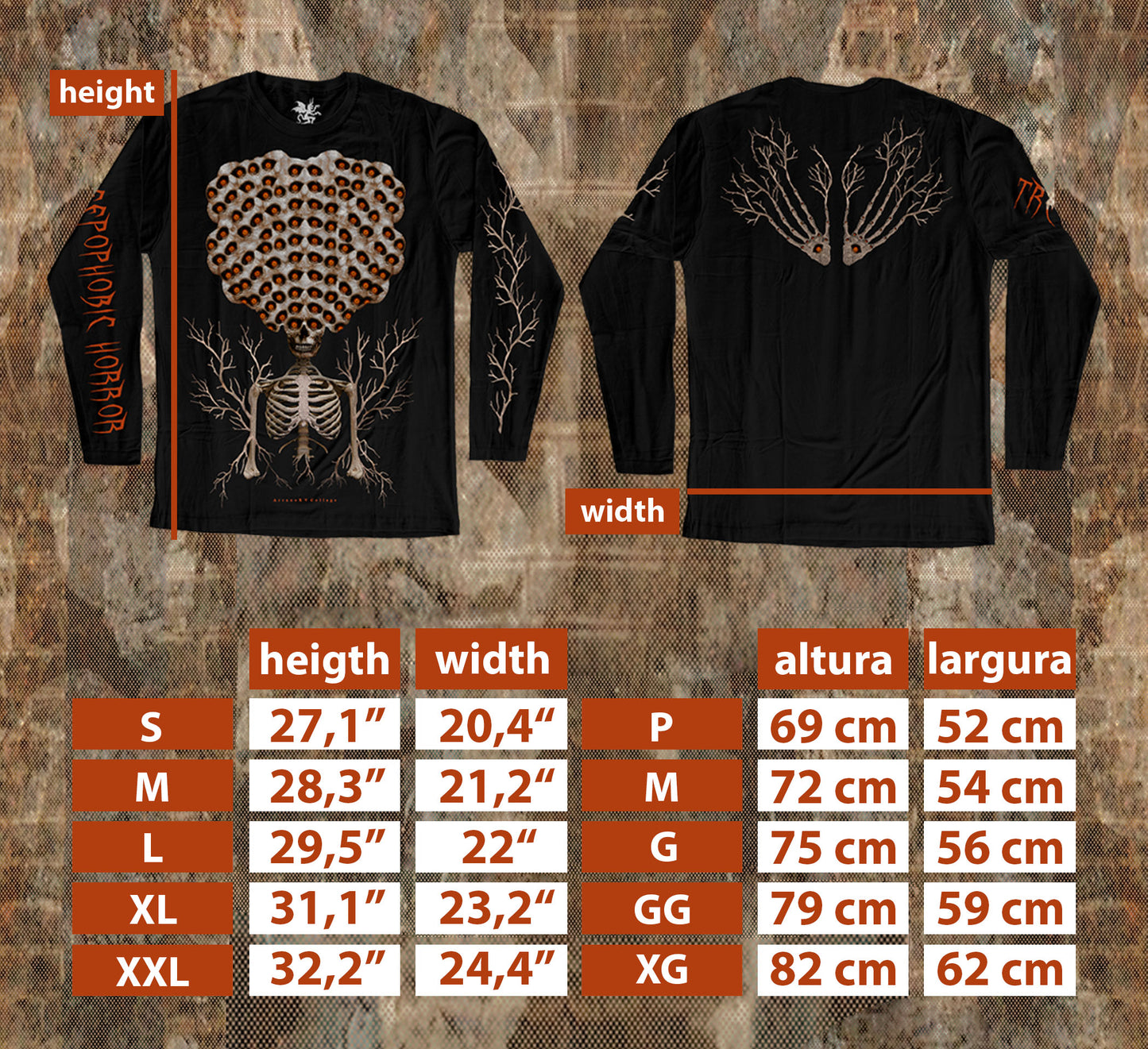 LONG SLEEVE TREEPOPHOBIC HORROR | PRE-SALE