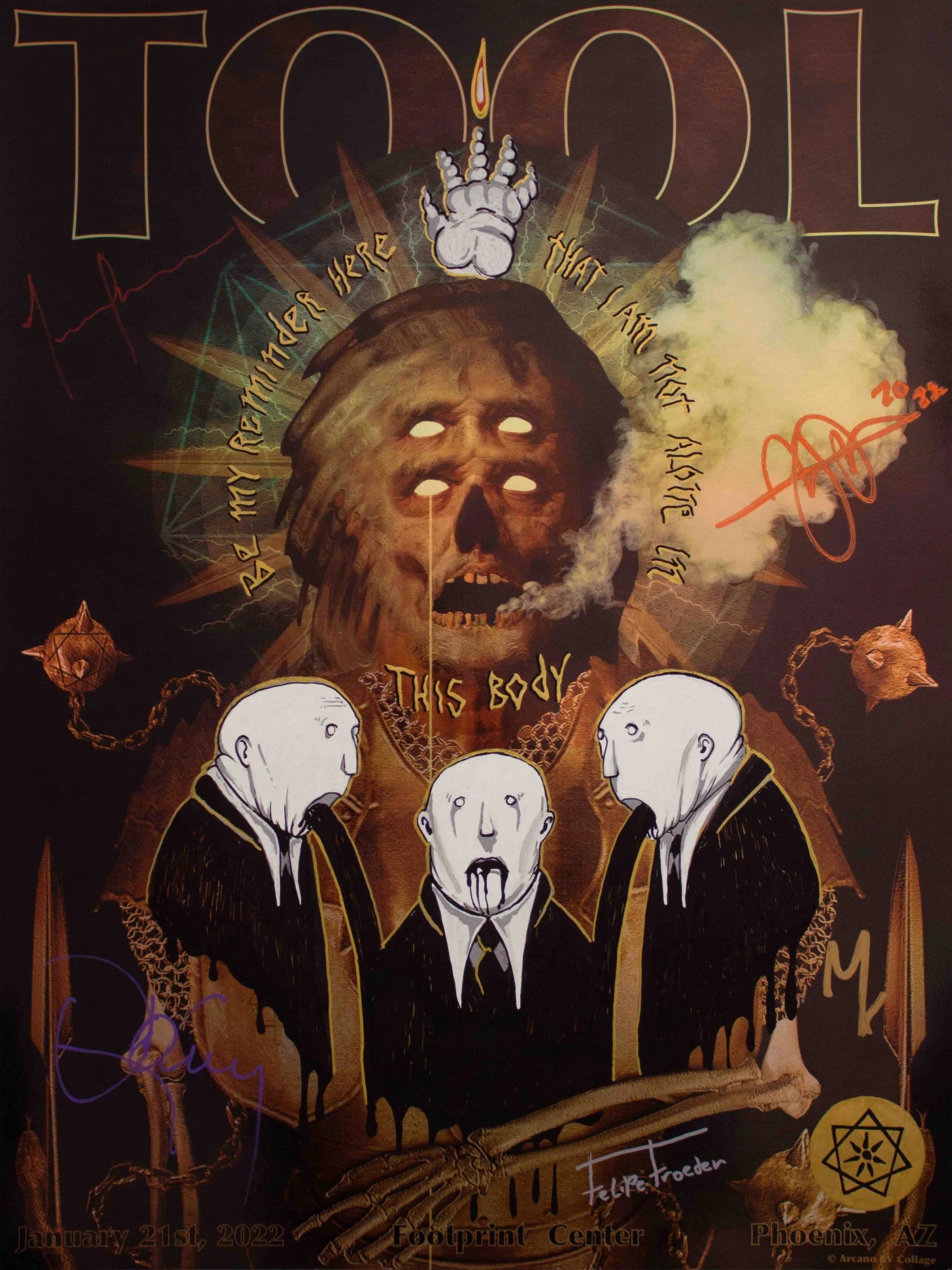 SIGNED/REMARQUED OFFICIAL TOOL POSTERS | PHOENIX, AZ | Limited Edition