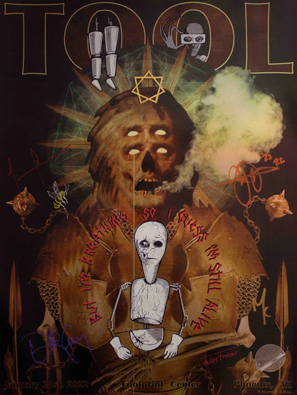 SIGNED/REMARQUED OFFICIAL TOOL POSTERS | PHOENIX, AZ | Limited Edition