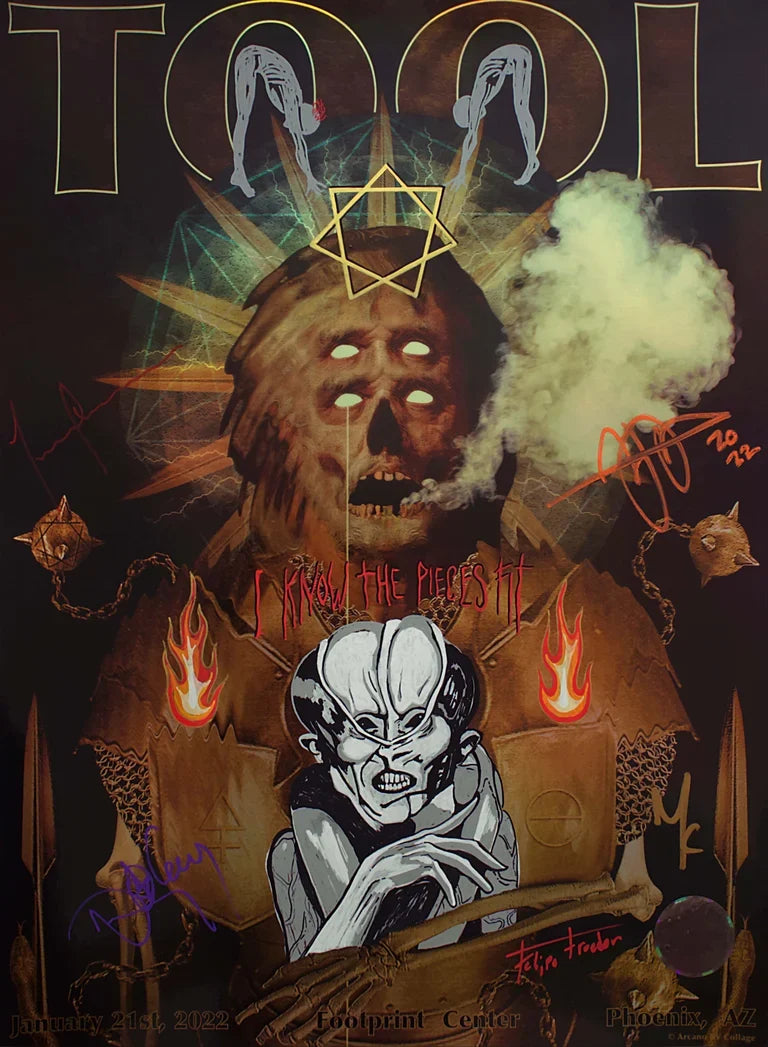 SIGNED/REMARQUED OFFICIAL TOOL POSTERS | PHOENIX, AZ | Limited Edition